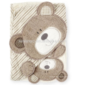 Lindo Teddy Bear Pattern, Baby Bathtop con capucha y conjunto de toallitas hechas de 100% algodón orgánico, el mejor regalo de Baby Shower